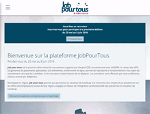 Tablet Screenshot of jobpourtous.com